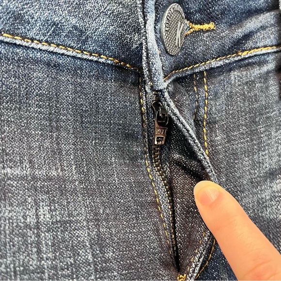 Nwt Kut from the Kloth Size 0 Catherine BoyFriend Fit Blue Wash Jeans - Picture 10 of 13